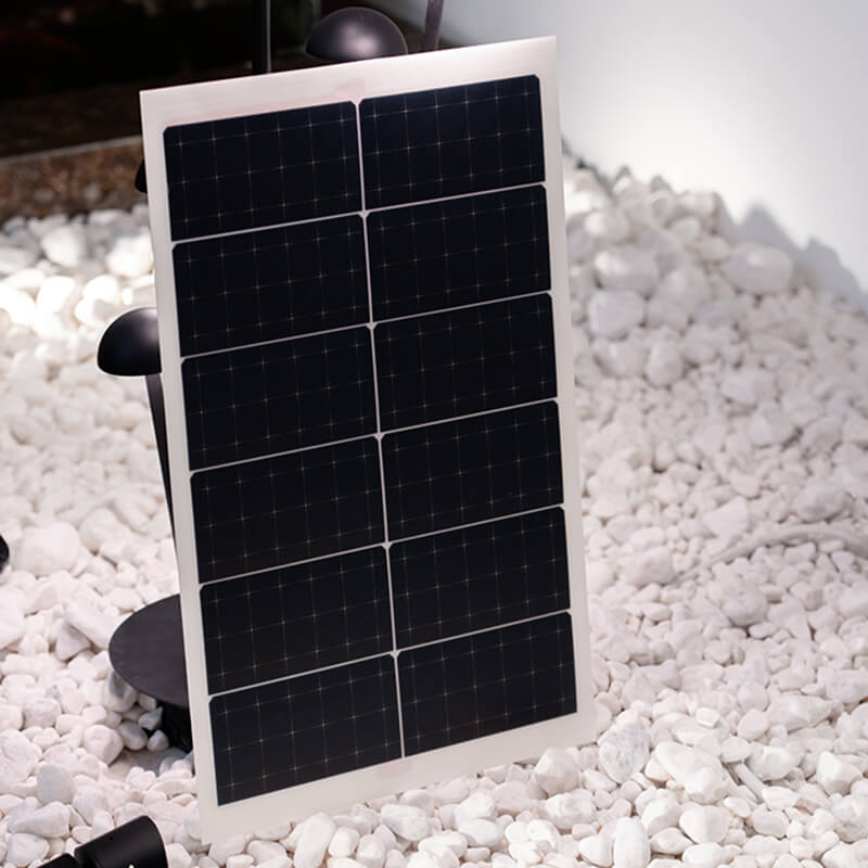 Flexible solar panel for green initiatives